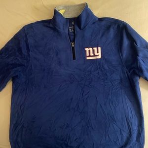Cozy New York Giants Quarter-Zip fleece- Embroidered